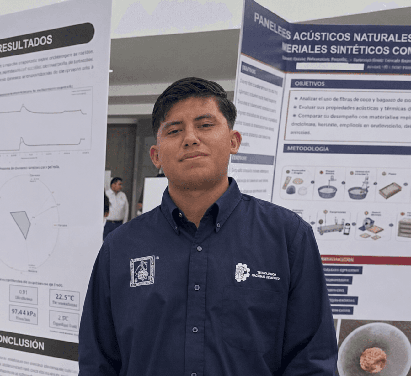 Oscar Salazar presentando el proyecto METEOR